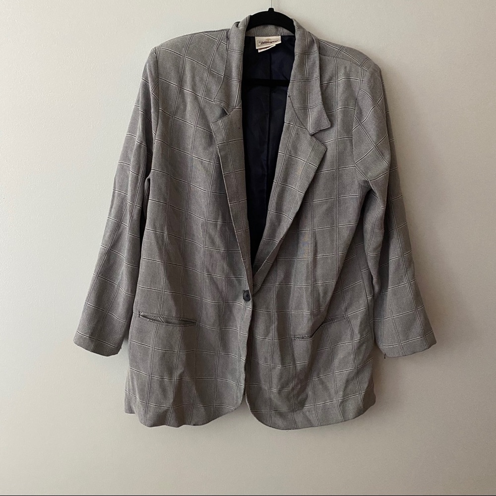 Worthington VINTAGE Plaid Blazer